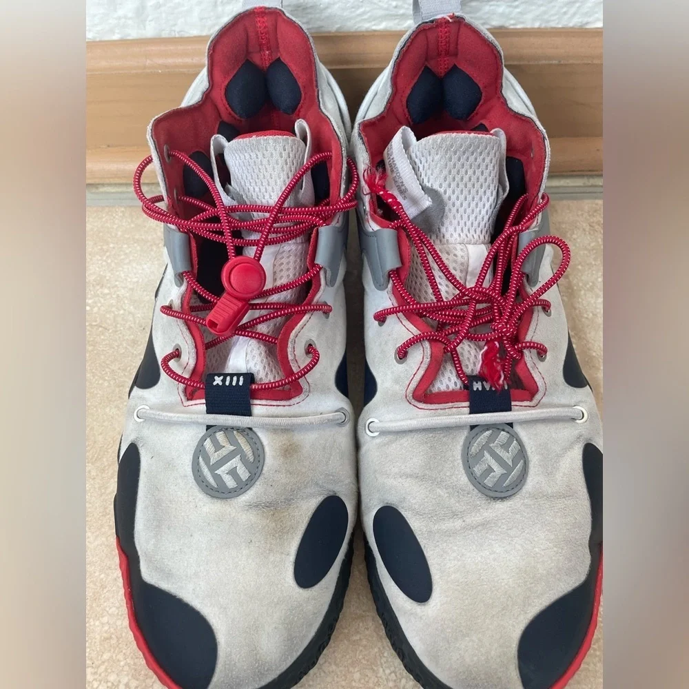 ADIDAS HARDEN VOL. 6 Cloud Blue White Vivid Red Legend Ink Men's Sneaker 12